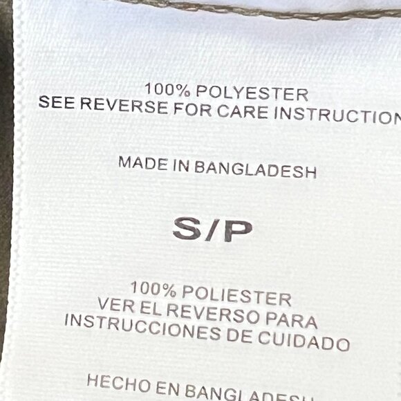 NWOT Habit Men UPF 40+ Button Down Long Sleeve Outdoor Shadow Green Shirt Size S - Picture 8 of 10